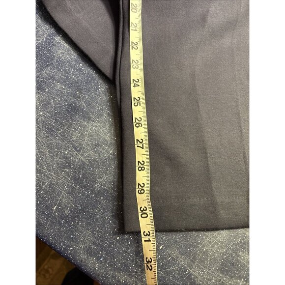 Lane Bryant Wide Leg Trousers Navy Blue Stretch Elastic Waist Pockets Sz 16 (2) - Picture 9 of 10